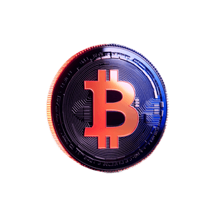 Cartão flutuante com análise de dados do mercado de criptomoedas