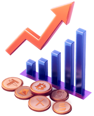 Bandeira Rendório visão geral do produto exibida na interface da plataforma de crypto trading